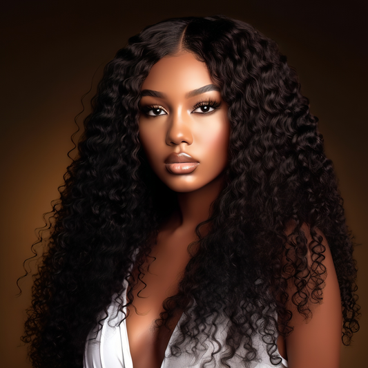 Glueless Deep Curly 13x4 hd Lace Wig